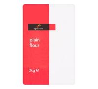 Sixsigma Foods Plain Flour 3kg - Premium All Purpose Flour for Baking, Cooking & Everyday Use - Ideal for Homes, Bakeries & Restaurants (Case of 4)