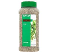 Sixsigma Foods Sage 135g - Aromatic & Earthy Dried Herb for Stuffing, Roasts, Sauces & More - Perfect for Home Cooking, Catering & Restaurants, Resealable for Freshness