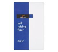 Sixsigma Foods Self Raising Flour 3kg - Perfect for Cakes, Muffins, Pancakes & Pastries, Light & Fluffy Baking Essential - Ideal for Home or Professional Baking (Case of 4)