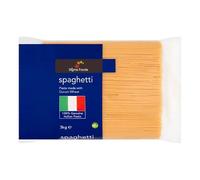 Sixsigma Foods Spaghetti 3kg - Premium Quality Pasta, Smooth Texture & Authentic Taste For Classic Italian Dishes - Ideal for Homes, Restaurants & Catering Use (Case of 4)