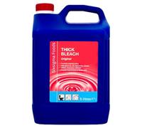 Sixsigma Foods Thick Bleach Original 5 Litres - Powerful Disinfectant for Deep Cleaning, Removes Stains, Whitens Surfaces & Leaves - Ideal For Toilets Drains & Floors Fresh (Case of 1)