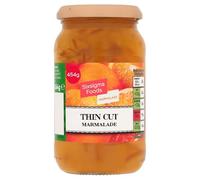 Sixsigma Foods Thin Cut Marmalade (6 x 454g) - Zesty Orange Spread with Fine Peel for Toast, Baking & Glazes - Bright, Citrusy Flavor & Smooth Texture for Breakfasts (Case of 6)
