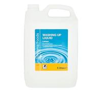 Sixsigma Foods Washing Up Liquid Lemon 5 Litres - Powerful Grease-Cutting Formula with Fresh Lemon Scent, Long-Lasting Supply, Gentle on Hands - Effective Dishwashing Soap for Kitchens (Case of 1)