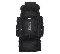 SiXsigma Sports 120L Extra Large Travel Camping Accessories Backpack - Travel Gifts for hiking backpack, Ideal Rucksack Survival Equipment Bag, Heavy-Duty Travel Accessories (120, Black)