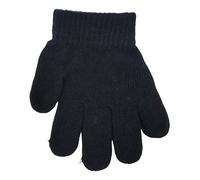 SiXsigma Sports Children's Magic Stretch Gloves Small Size - Perfect Soft, Warm & Comfortable Winter Gloves for Kids - Ideal for Outdoor Play, School, Sports & Everyday Cold Weather Wear (Black)
