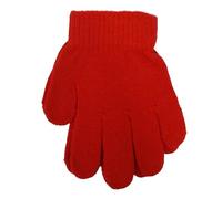 SiXsigma Sports Children's Magic Stretch Gloves Small Size - Perfect Soft, Warm & Comfortable Winter Gloves for Kids - Ideal for Outdoor Play, School, Sports & Everyday Cold Weather Wear (Red)
