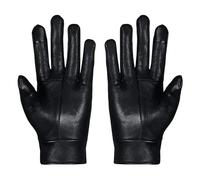 SiXsigma Sports Ladies Winter Warm Genuine leather Touchscreen Gloves - Quick Dry Winter Thermal Gloves For Causal Fashion, Outdoor Party & Driving Gifts For Women (Black, S-M')