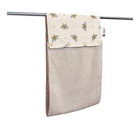 SiXsigma Sports 100% Cotton Roller Hand Towels for Kitchen - Hard Wearing & Absorbent with Bee Design - Kitchen Hand Towels Cotton - 96x28cm Perfect Kitchen Hand Towel and Bathroom for Everyday Use
