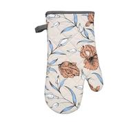 SiXsigma Sports Single Oven Gloves Heat Resistant - Oven Mitts kitchen Gloves For BBQ, Cooking, Grilling, Baking Oven Gauntlet - For Women & Men (Vintag Floral)