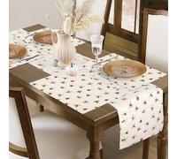SiXsigma Sports Table Runner Elegant Decorative Fabric Dining Table Runner - Premium Washable & Reusable Table Decoration for Kitchen, Dining Room, Parties & Weddings (Bumble Bees)