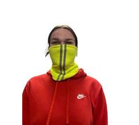 SiXsigma Sports Thermal Neck Warmer Tube Snood Ski Wear Winter Fleece - Quick Dry Waterproof Mask Face For Skiing, Sports, Outdoor, Cycling, and Ski Snoods For Women & Men (Black & High Viz)