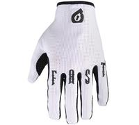 SixSixOne 661 Comp Long Finger Cycling Gloves Tattoo White