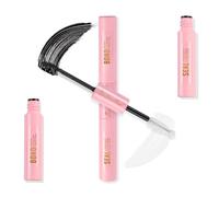 Sixstarhair Eyelash Glue for Eyelash Extensions 2 in 1 Bond and Seal Lash Glue Strong Hold 48-72 Hours Waterproof Black Lash Adhesive for DIY Cluster Lashes