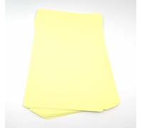 Sixstore A4 Coloured Paper, Card 50 Sheets Assorted Colours, Real 200GSM, Crafting and Decoratin, Art Paper (297 x 210mm) (Pastel Yellow)