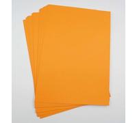 Sixstore A4 Coloured Paper, Card 50 Sheets Assorted Colours, Real 200GSM, Crafting and Decoratin, Art Paper (297 x 210mm) (Orange)