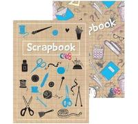 Sixstore A4 Scrapbook - Assorted Fun School Craft Gift 56 Pages Drawing Pad - Ideal for Children - Art Craft Office Scrapbook 1 Sent at Random