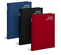 Sixstore A5 Diary Week to View 2026 Diaries Office Work Planner Desk Organiser Diaries Year Planning 1 Diary Sent at Random