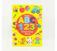 Sixstore ABC Letter and Numbers Tracing Practice Workbook, Learning to Write Alphabet, 1 2 3 Numbers and Line Tracing, Colouring Book Handwriting Activity Book