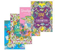 Sixstore Colour Therapy Relaxing Anti-Stress Adult Colouring Books - Set of 4 -Choose Your Set (Set 4)