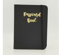 Sixstore Password Book A-Z Tabbed Notebook for Internet Login Information' Small Pocket Size Password Keeper Journal Notebook for Computer, Websit, Black