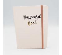 Sixstore Password Book A-Z Tabbed Notebook for Internet Login Information' Small Pocket Size Password Keeper Journal Notebook for Computer, Website, Pink