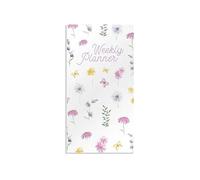 Sixstore Weekly Planner, Mother’s Day Gifts, Weekly Menu Meal Scheduler to Organize Busy Families, To do List Pad Personal Organizer Improve Time Management (Floral and Butterflies)
