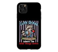 Sixth Grade Where The Wild Things Learn Raccoon Student Case for iPhone 11 Pro Max