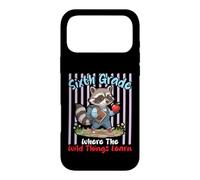 Sixth Grade Where The Wild Things Learn Raccoon Student Case for iPhone 17 Pro Max