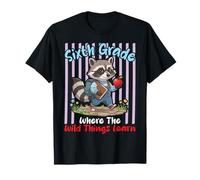 Sixth Grade Where The Wild Things Learn Raccoon Student T-Shirt