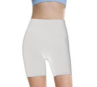 Sixth Pandas Shapewear, Shorts For Women Butt Lifting Body Shaper Shorts High Waisted Seamless Girdles Under Dress (White,XL)