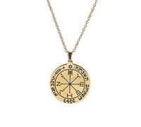 Sixth Pentacle of Mars Necklace for Men Key of Solomon the King Seal Wicca Pentacle Stainless Steel Pendant Talisman for Protection Jewelry Gifts, 0.98*1.06inches, Stainless Steel, No Gemstone