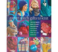 SixthSpring 50 Garter Stitch Gifts to Knit Knitting Patterns, The Ultimate Easy-to-Knit Craft Book Collection Featuring Universal Yarn Deluxe Worsted, Multicoloured, 0.88 x 21.71 x 25.4 cm