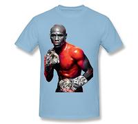Sixtion PASSIONC Men's Floyd Mayweather Jr T-Shirt Black Large