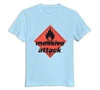 Sixtion Soulya Men's Massive Attack Blue Lines Hip Pop Cotton T Shirt Size US White Large