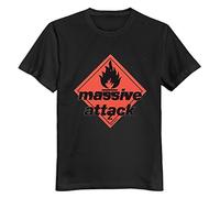 Sixtion Soulya Men's Massive Attack Blue Lines Hip Pop Cotton T Shirt Size US White Medium
