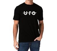 Sixtion UFO Band Rock Music Metal Logo T-Shirt, CBlack, X-Large