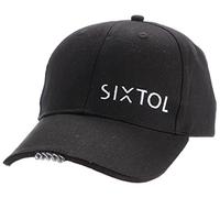 SIXTOL B-Cap Baseball Cap with LED Light 25 lm | Charging via USB | Universal Size, Black