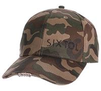 SIXTOL B-Cap Baseball Cap with LED Light 25 lm | Charging via USB | Universal Size, Camouflage