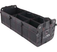 SIXTOL Car Compact 19 Pro Car Boot Organiser, 19 Compartments, Foldable, Boot Bag, Foldable Car Organiser Boot with Compartments