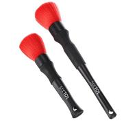 SIXTOL CAR DETAILING BRUSH 2 BASIC | Car Cleaning Brushes 2pcs | Interior & Exterior Detail Brushes