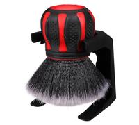 SIXTOL CAR DETAILING BRUSH BALL | Large Soft Brush with Stand | Ergonomic Design | Silk Bristles | Universal Cleaning Tool