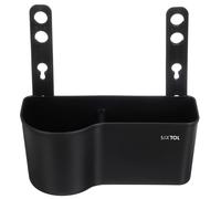 SIXTOL CAR STORAGE 1 | Headrest Multifunctional Organiser with Cup Holder | Tissue Box | Car Travel Accessories | Black