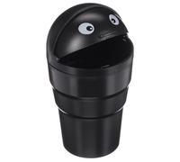 SIXTOL Car Trash 3 | Car Bin Black | Waste Bin for Drink Holder | Odour Trap | Car Interior Organiser