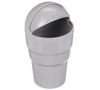 SIXTOL Car Trash 4 | Car Bin Grey | Waste Container for Drink Holder | Odour Trap | Order in the Vehicle