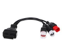 SIXTOL MECHANIC CABLE 23 | OBD-II Adapter | 3-Pin/4-Pin/6-Pin to 16-Pin | Compatible with Yamaha & Honda Motorcycles