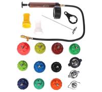 SIXTOL MECHANIC COOLING TESTER 18 | Cooling System Pressure Tester | 0-2.5 bar | 18-Piece Kit | Universal Adapters | Automotive Tool