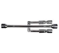 SIXTOL Mechanic Cross Wrench 1 | Folding Wheel Wrench | 17-19-21-23mm | Compact & Durable | Tire Change Tool