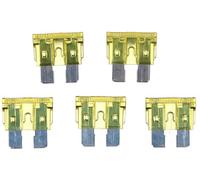 SIXTOL MECHANIC FUSE SET 20A | 100PCS | Automotive Blade Fuses | Practical Storage Box