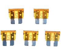 SIXTOL MECHANIC FUSE SET 5A | 100PCS | Automotive Blade Fuses | Practical Storage Box