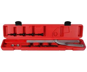 SIXTOL MECHANIC PULLEY SET 11 | 11-Piece Pulley Tensioning Set | Engine Belt Tensioner | Automotive Repair Kit